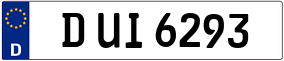 Truck License Plate